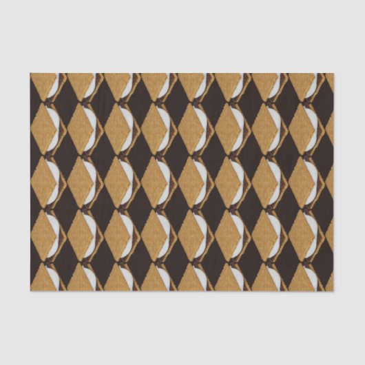 Nationale Dag van S'Mores Tissuepapier (Voorkant)