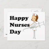 Nationale dag van verpleging briefkaart (Voorkant / Achterkant)