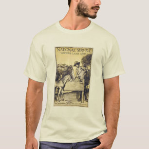nationale dienst Vrouwenlandleger — Recruit T-shirt