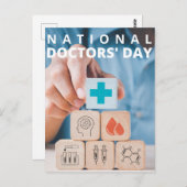 Nationale Doktersdag Briefkaart (Voorkant / Achterkant)