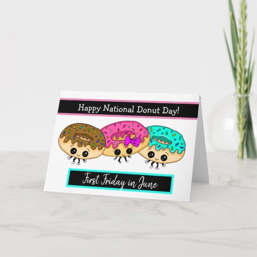 Nationale Donut Dag Kaart (Voorkant)