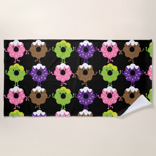 Nationale Donut Dag Strandlaken (Voorkant)