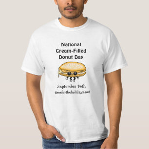 Nationale Donutdag met crèmevulling - 14 september T-shirt
