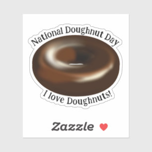 Nationale Doughnut Dag Sticker