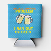 Nationale drink bierdag grappig blikjeskoeler (Voorkant)