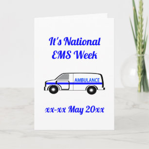 Nationale EMS Week Kaart