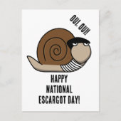Nationale Escargot Dag Briefkaart (Voorkant)