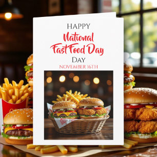 Nationale Fast Food Dag   16 nov Kaart
