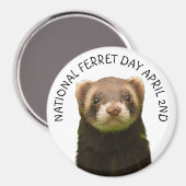 Nationale feestdag 2 april magneet (Voorkant / Achterkant)