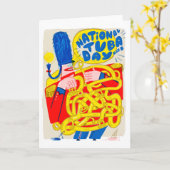 Nationale feestdag 3 mei kaart (Gele Bloem)