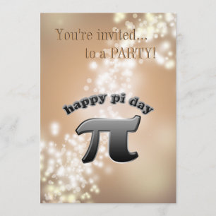 Nationale feestdag Pi-symbool voor Nerds 14 maar Kaart