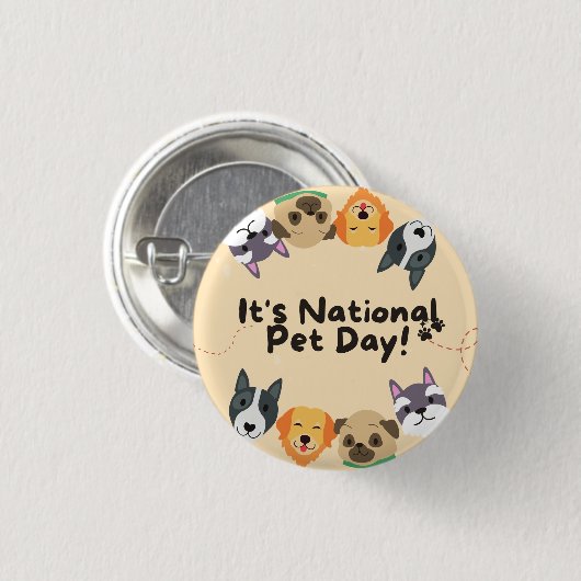 Nationale feestdag ronde button 3,2 cm (Voorkant /achterkant)