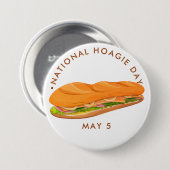 Nationale feestdag ronde button 7,6 cm (Voorkant /achterkant)