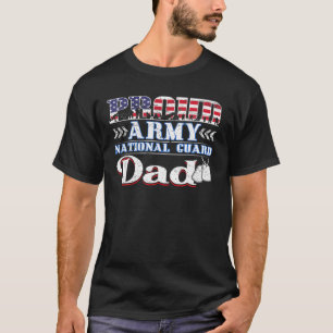 Nationale Garde Papa militaire vader's Da T-shirt