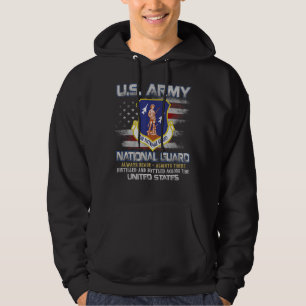 Nationale Garde veteraan altijd klaar militaire vl Hoodie