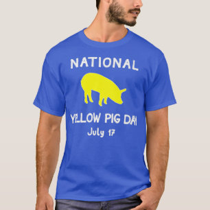 Nationale Gele Varkensdag Premium 4248 T-shirt