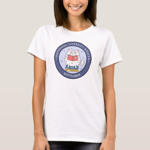 Nationale geletterdheidsmaand, leeskat t-shirt
