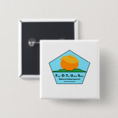 nationale gêne vierkante button 5,1 cm (Voorkant /achterkant)