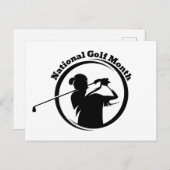 Nationale Golfmaand Briefkaart (Voorkant / Achterkant)