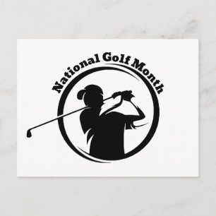 Nationale Golfmaand Briefkaart