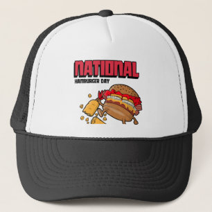 Nationale hamburgerdag trucker pet