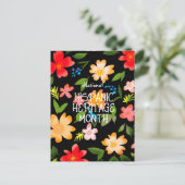 NATIONALE HISPANIC HERITAGE MAAND BRIEFKAART (Staand voorkant)