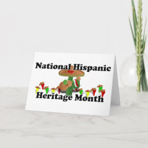 Nationale Hispanic Heritage Maand - Cactus Kaart