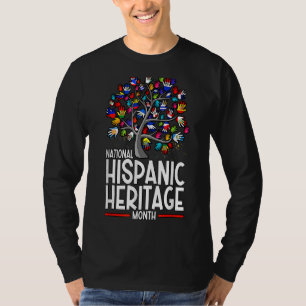Nationale hispanic Heritage Month Handlag Boom Ro T-shirt
