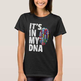 Nationale Hispanics Erfgoed Het Zit In Mijn DNA La T-shirt