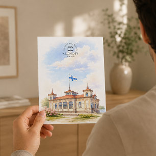 Nationale Hogeschool, Kronoby, Finland Reizen Briefkaart