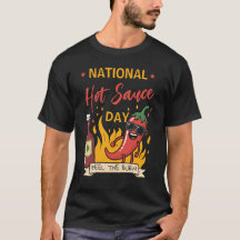 Nationale Hot Sauce Day Funny Hot Chili