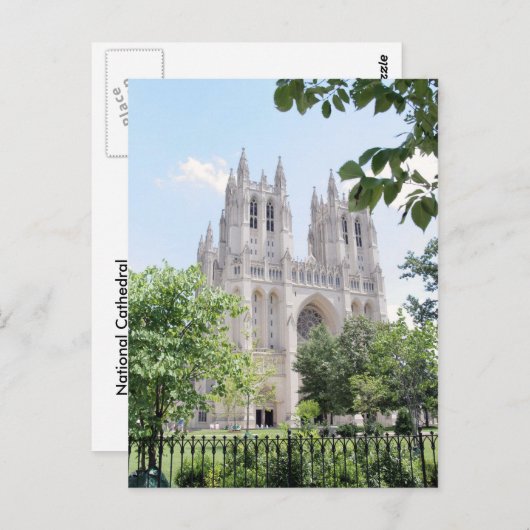 Nationale kathedraal briefkaart (Voorkant / Achterkant)