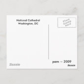 Nationale kathedraal briefkaart (Achterkant)
