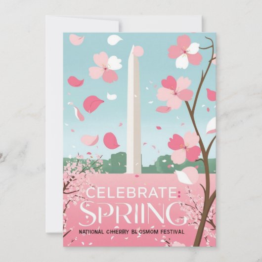 nationale kersenfestivalkaart kaart (Voorkant)