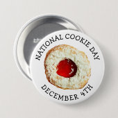Nationale Koekkerdag vierde voedselfeestdag decemb Ronde Button 7,6 Cm (Voorkant /achterkant)