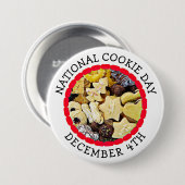 Nationale Koekkerdag vierde voedselfeestdag decemb Ronde Button 7,6 Cm (Voorkant /achterkant)