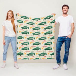 Nationale Lampoon kerstboom op auto patroon Fleece Deken