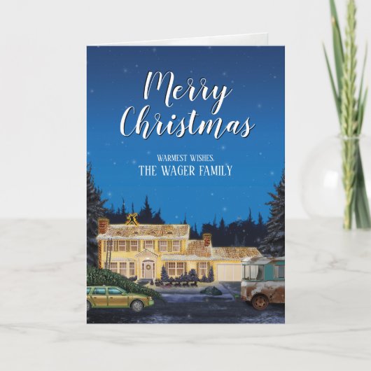 Nationale Lampoon's Kerstmis Feestdagen Kaart (Voorkant)