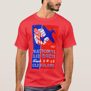 Nationale luchtroutes van 1937 t-shirt