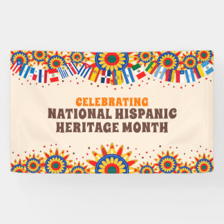 Nationale maand van het hispanic erfgoed | Kleurri Spandoek