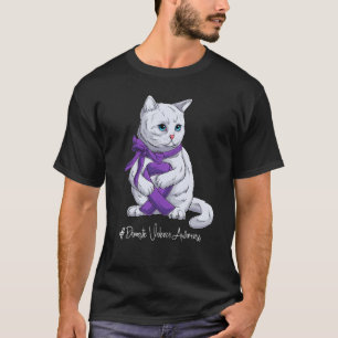Nationale maand van Paarse maand van geweldpleging T-shirt