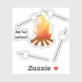 Nationale Marshmallow Dag Sticker (Vel)