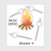 Nationale Marshmallow Dag Sticker (Vel)