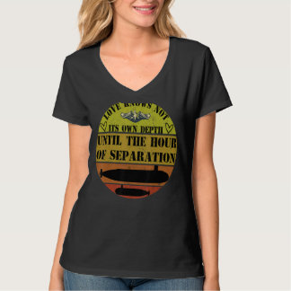 Nationale Militaire Spouse Dag Trotse Onderzeeër V T-shirt