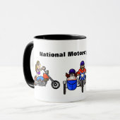 Nationale Mok op de dag van de motorfiets (Voorkant links)