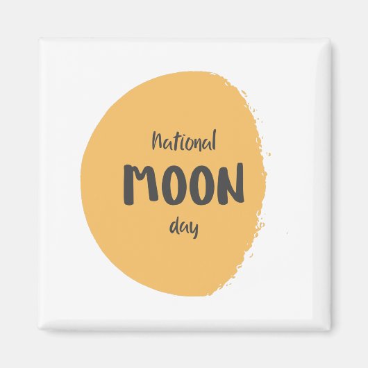 Nationale moondag magneet (Voorkant)