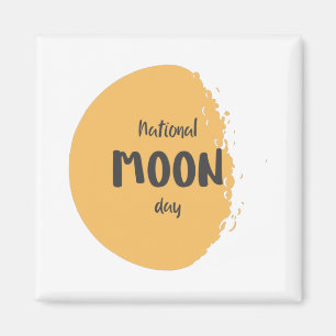 Nationale moondag magneet