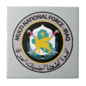 Nationale multi-troepenmacht - Irak Tegeltje (Voorkant)