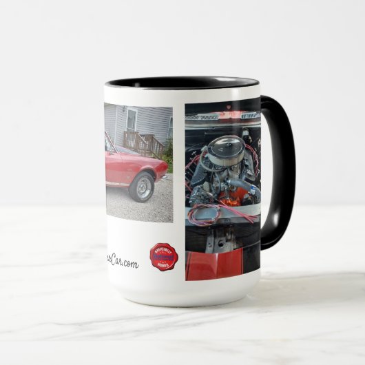 Nationale naam Uw auto Combo mok (Voorkant rechts)