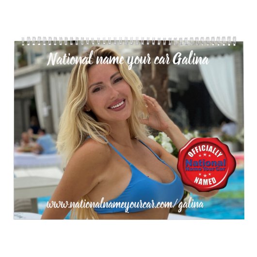 Nationale naam Uw auto Galina Kalender (Hoes)